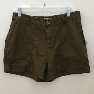 Old Navy Chino Shorts Olive Green size 10